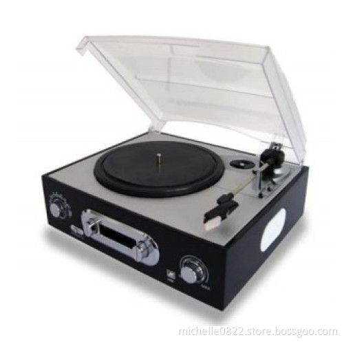 JW-41UBJ turntable player, modern style phonograph, gramophone, record player, cassette player